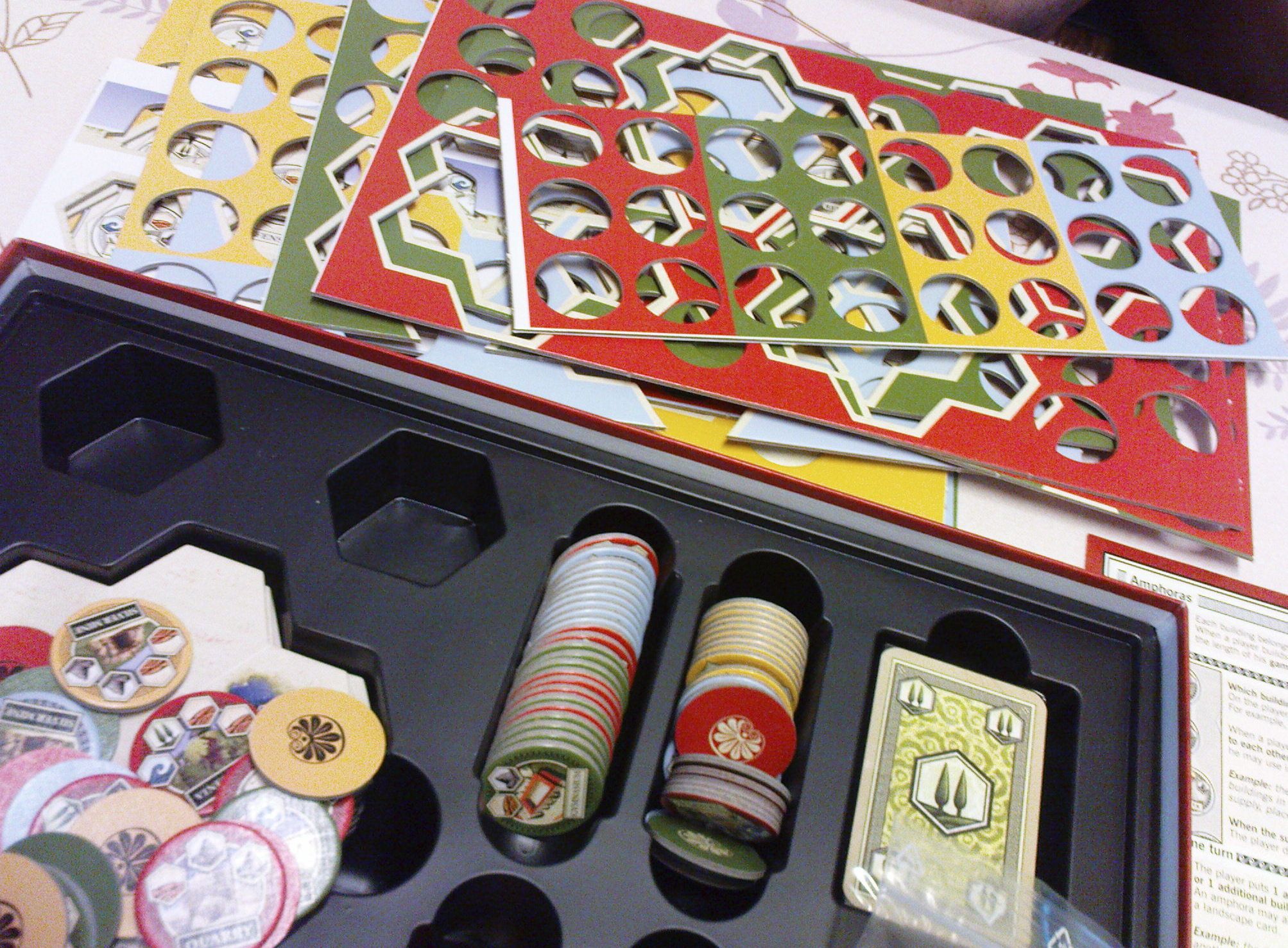 Attika: Spielmaterial