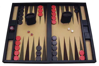 Backgammon, Foto aus Wikimedia Commons
