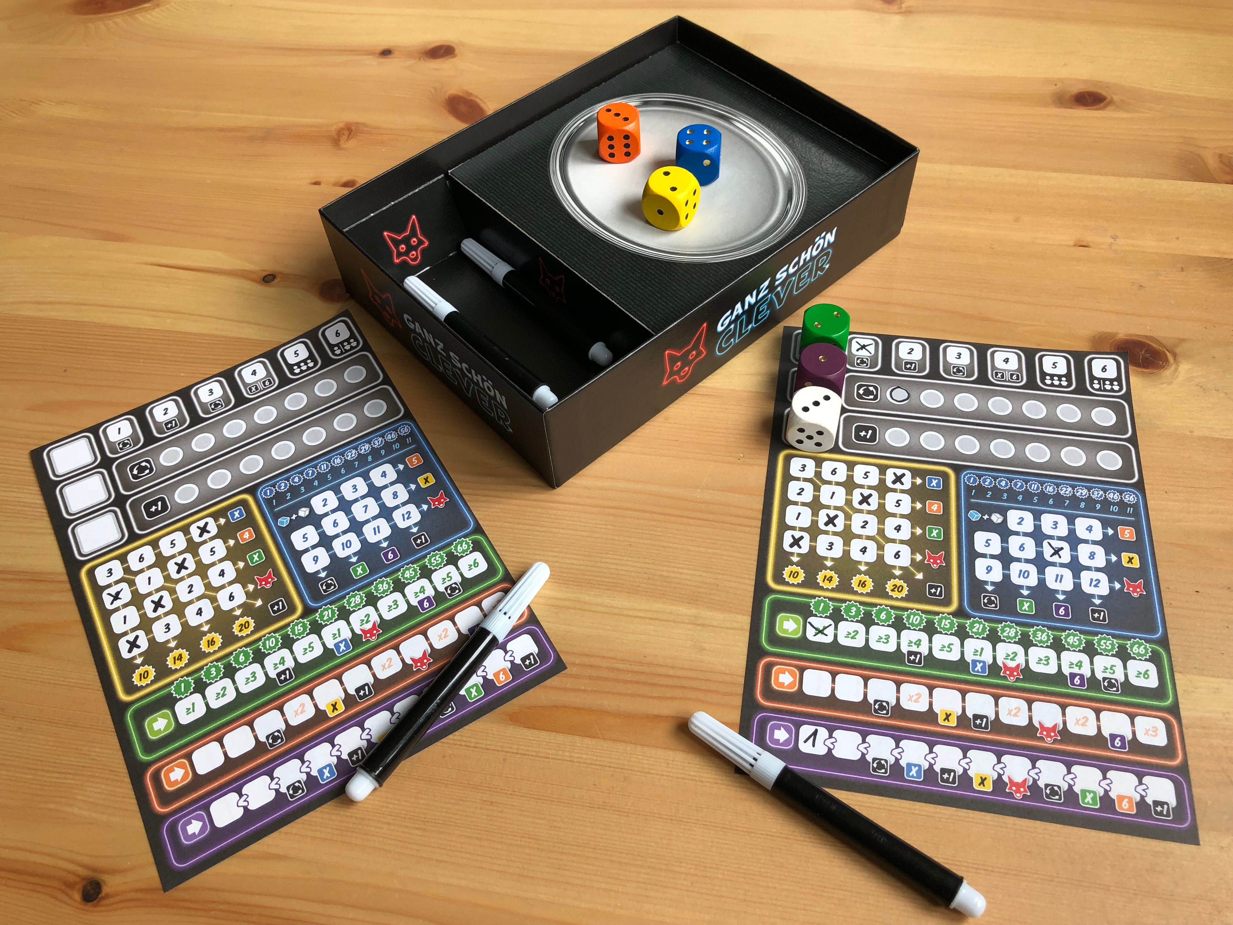 Ganz schön clever: Spielmaterial