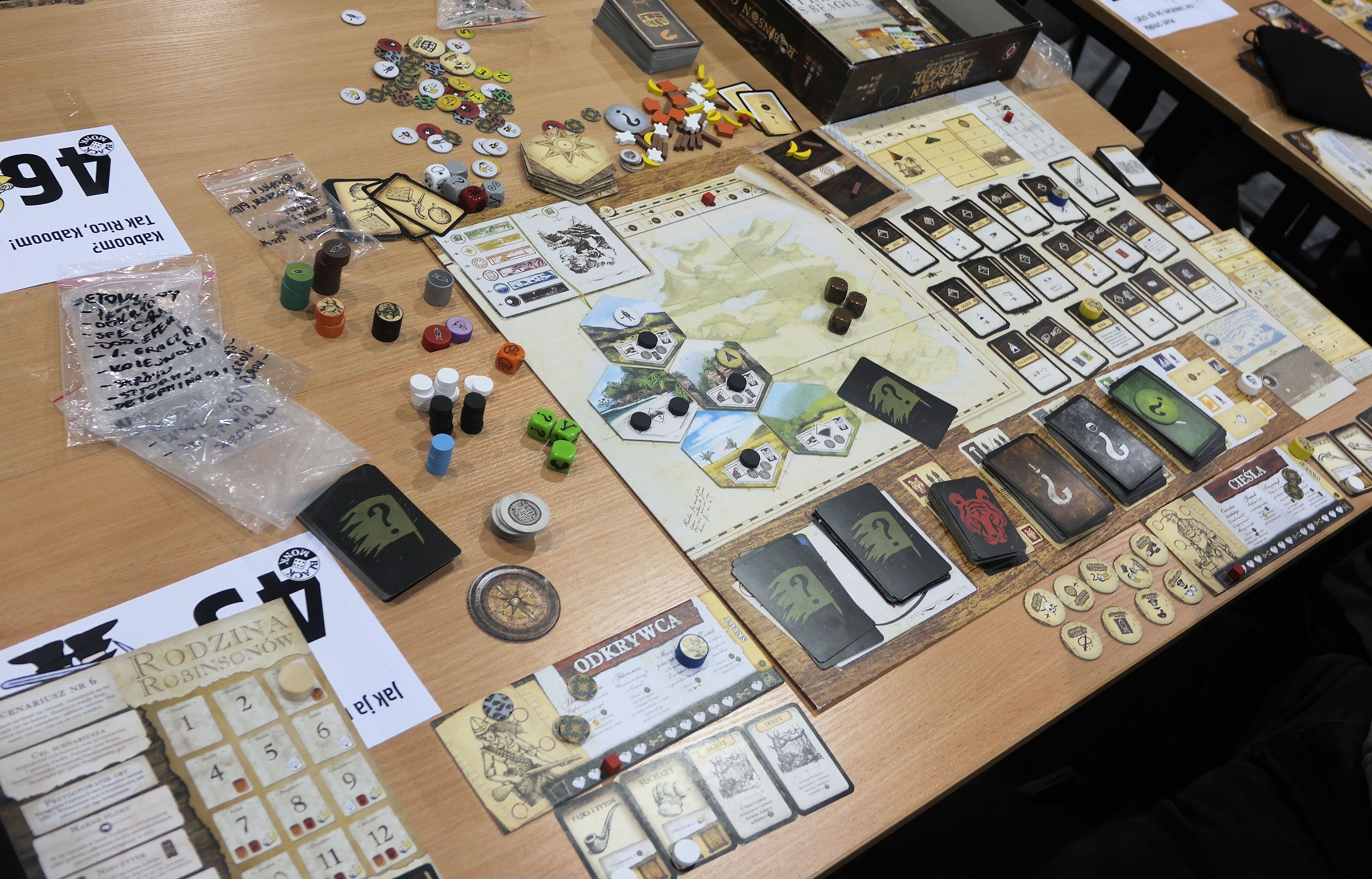 Robinson Crusoe: Spielmaterial